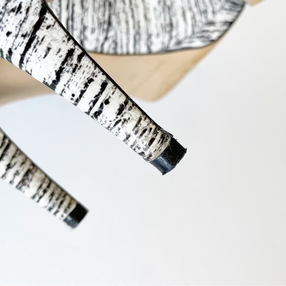 Enzo Angiolini Leather Space Dye Peep Toe Heel - Picture 5 of 11